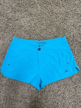 Pelagic Turquoise Athletic Women’s Shorts